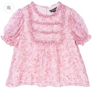 NEW Velveteen kids butterfly’s top